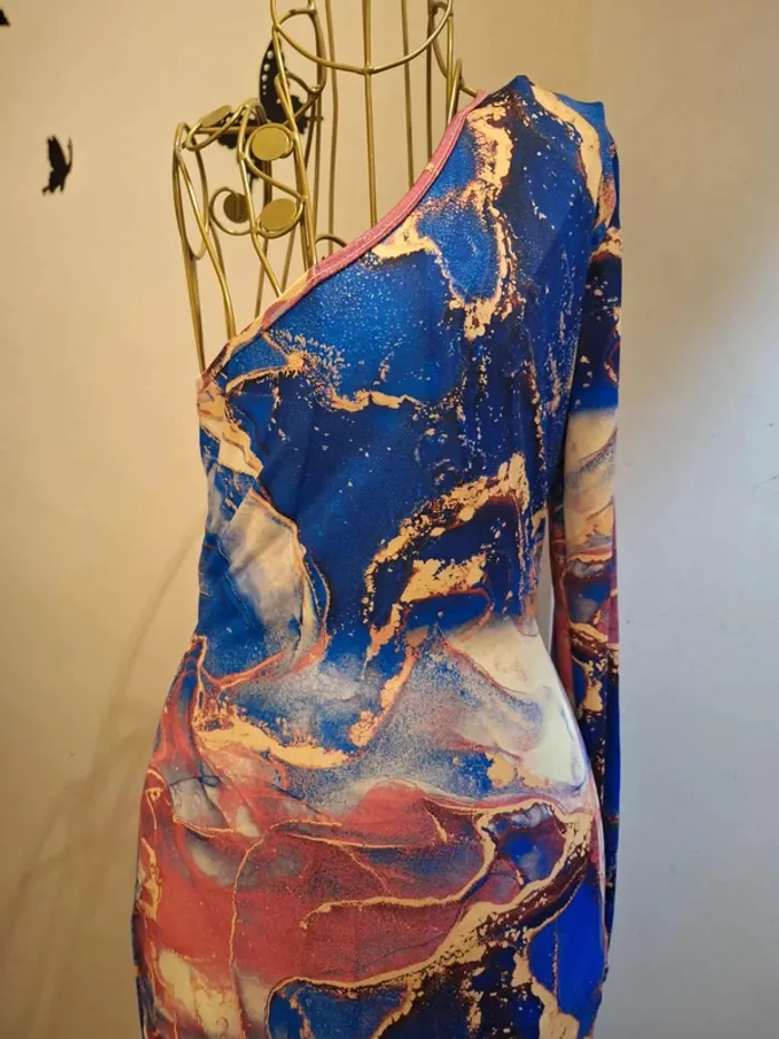 Robe longue imprimée - Made in italy - photo numéro 2