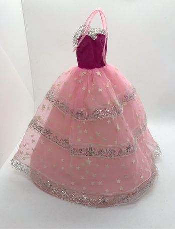 Robe vintage Barbie Mattel Dream glow 1985 #2248