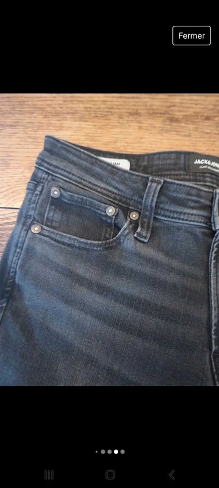 Jeans homme 29/34 Jack&Jones skinny Liam - photo numéro 17