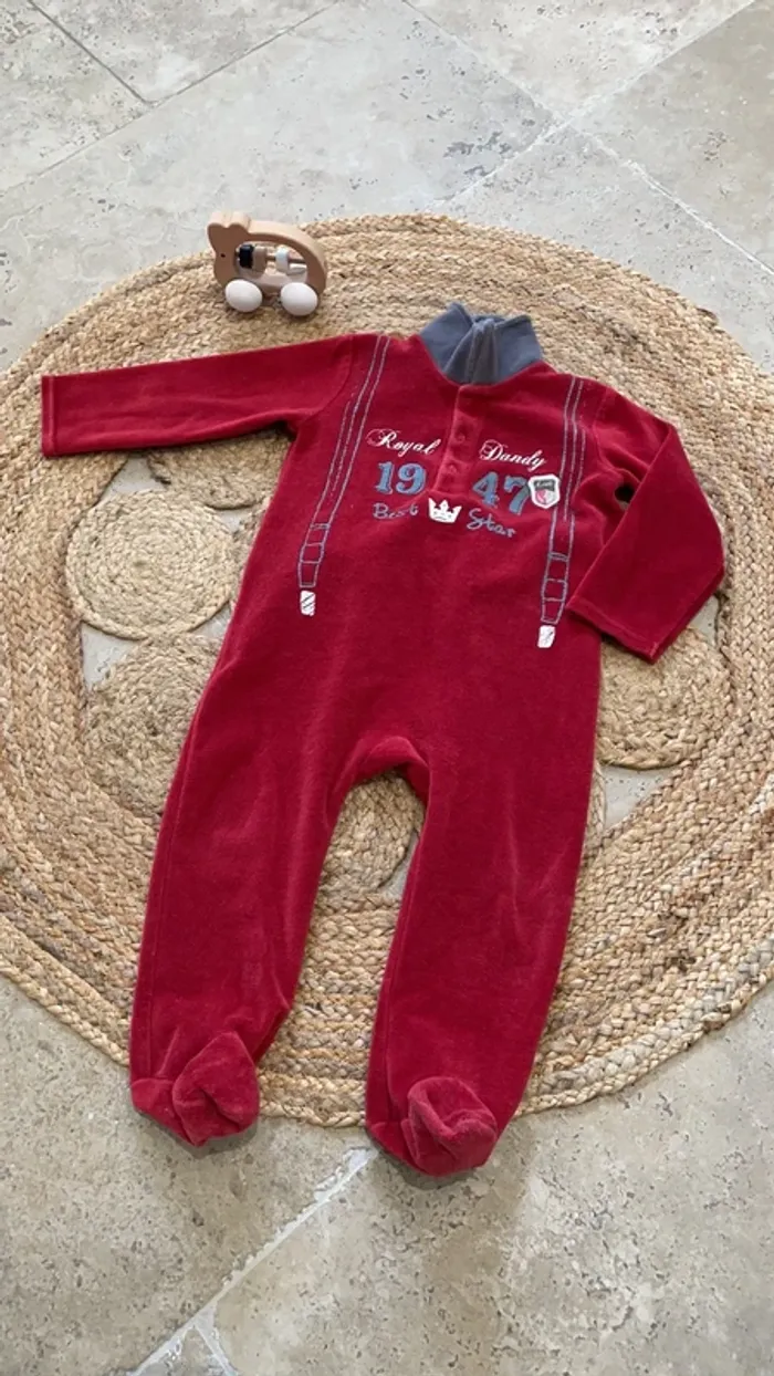 Pyjama velours 18 mois