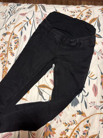 Jean grossesse noir taille 40 Kiabi