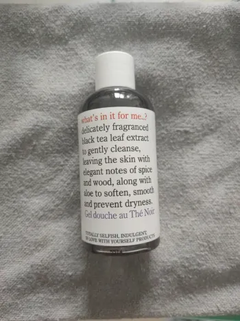 Gel douche thé noir