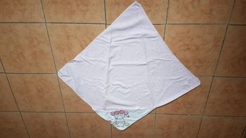 Sortie de bain bébé fille rose Mots d'enfants
