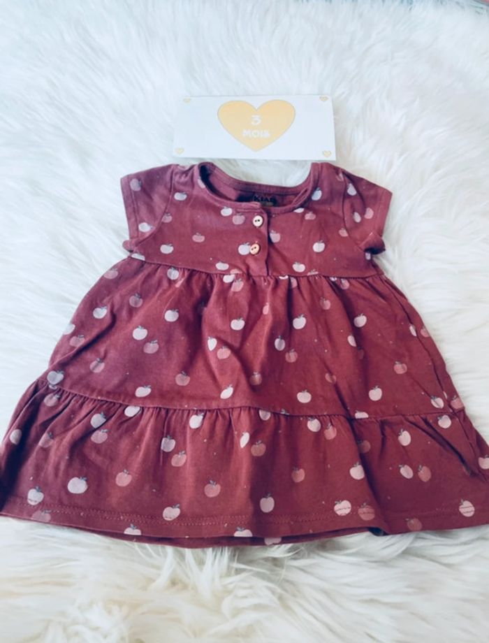 3 mois - Robe pomme - photo numéro 2