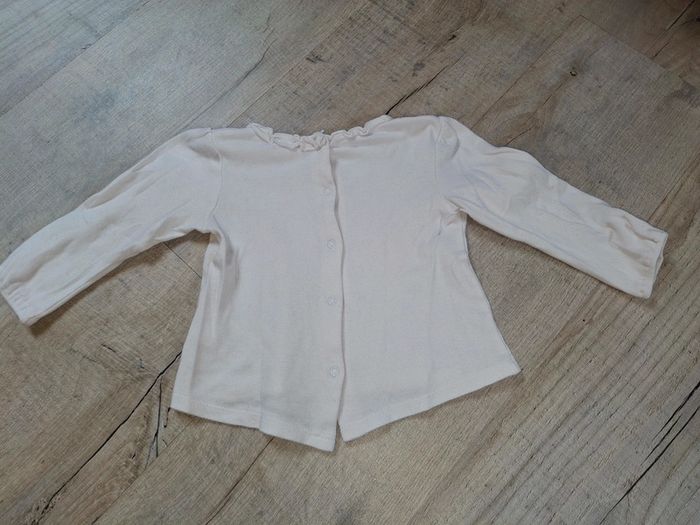 Tee shirt manche longue fille 12 mois - photo numéro 3