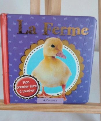 Livre à toucher La ferme Kimane