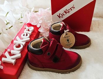 Bottes Bottines Cuir Scratch 1er pas 👣 Kickers T21