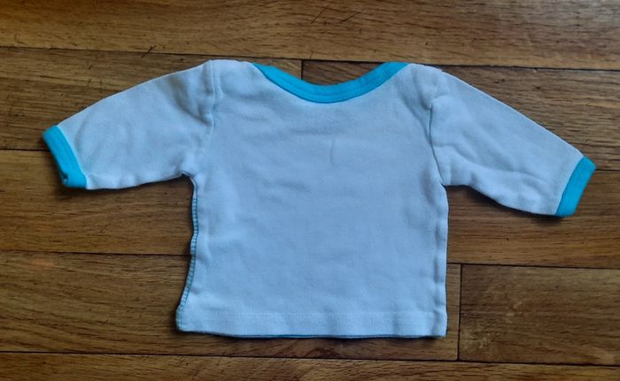 Lot de 3 t shirts longues manches 1 mois - photo numéro 7