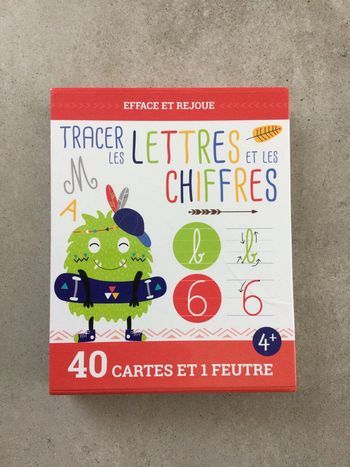 Fiches pour tracer les lettres et les chiffres