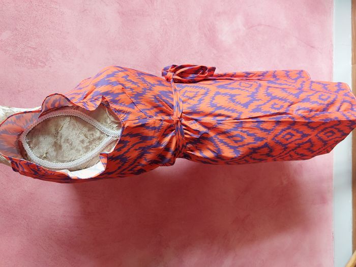 Petite robe légère Akoz de Toi orange & violet taille S - photo numéro 3