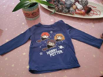 Tee shirt manches longues Harry Potter taille 74 cm