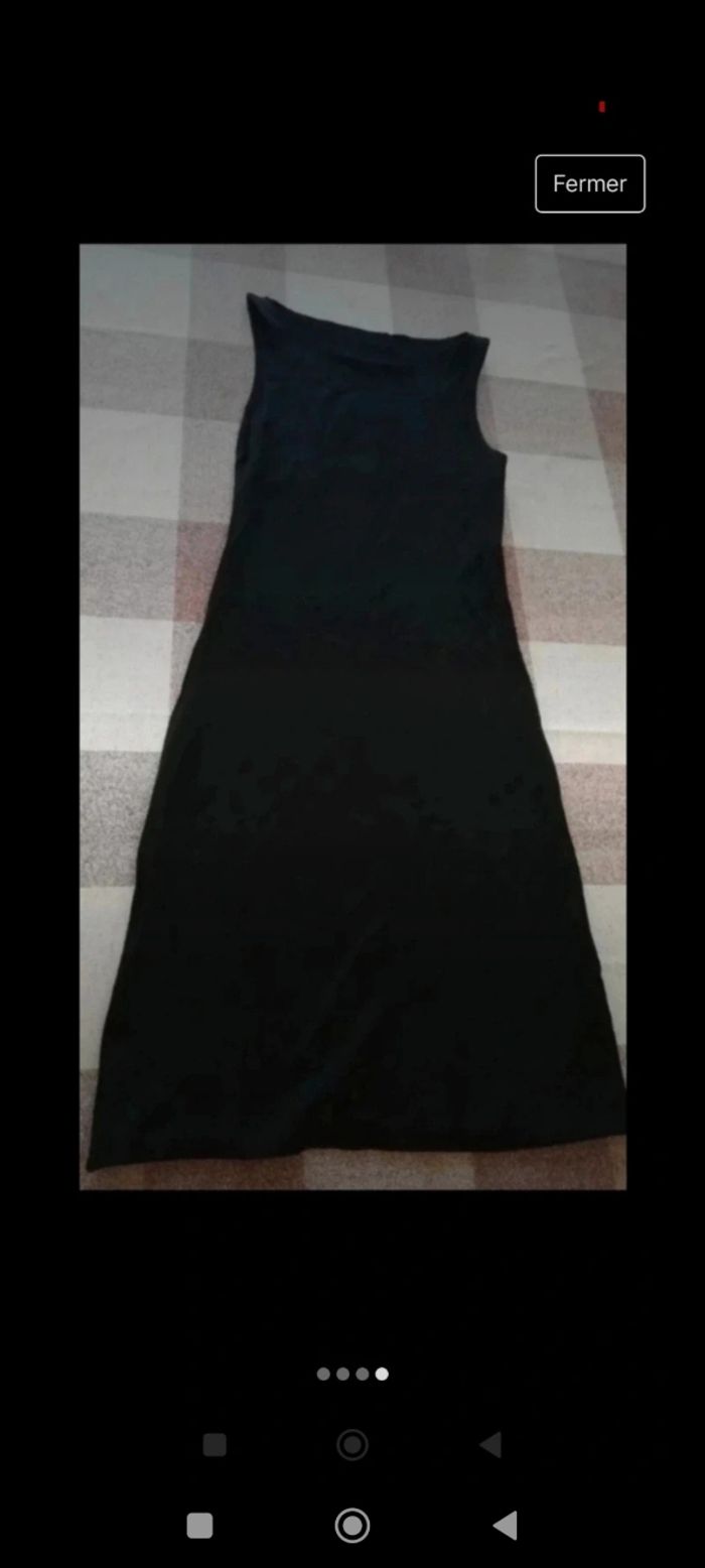 Robe noire sans manche col bateau C&A taille 36 neuve 10€ - photo numéro 4