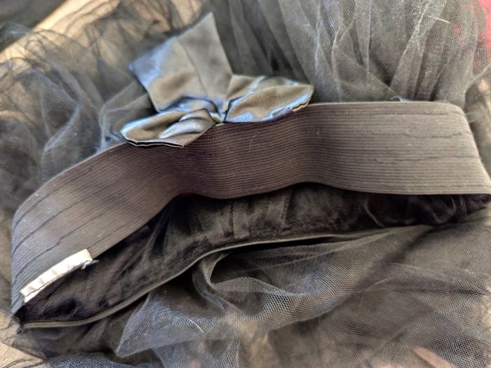 Jupe noire tulle taille elastique déguisement halloween - photo numéro 8