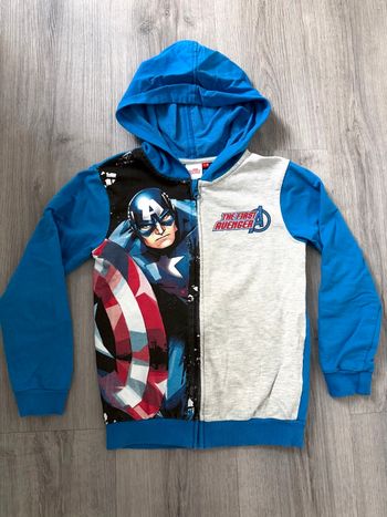 Gilet zippé Avengers 7-8 ans