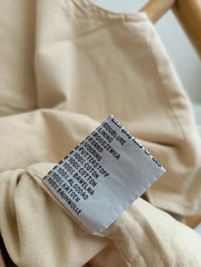 Veste gilet sans manches beige 6 ans - photo numéro 5