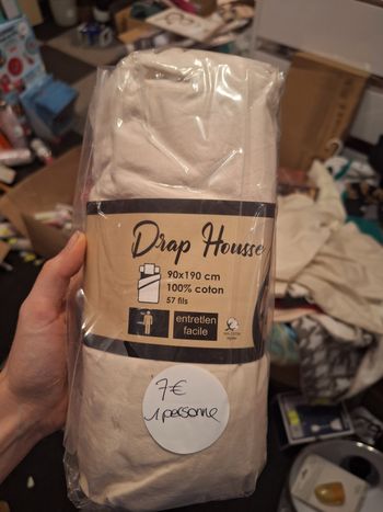 Drap housse 1 personne 