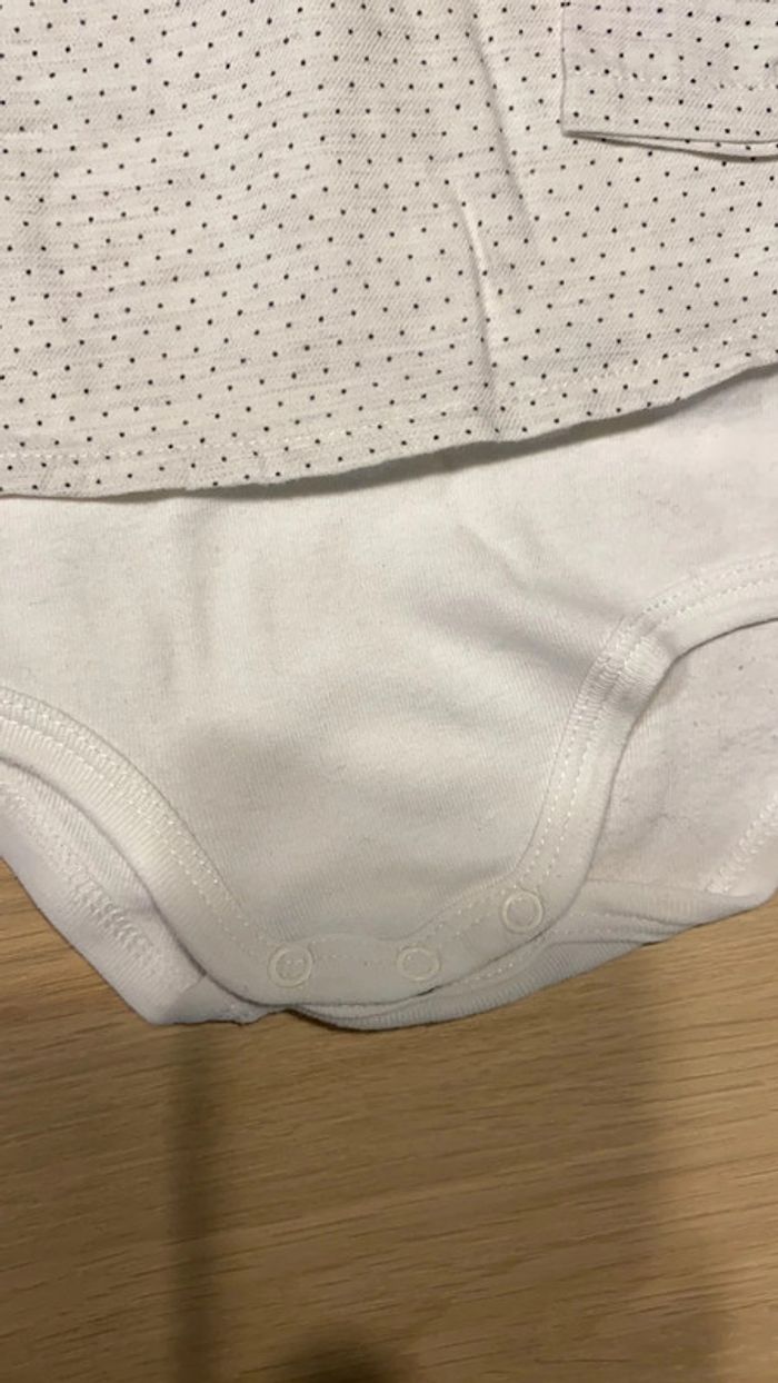 Body blouse fille 18 mois petit bateau neuf - photo numéro 4