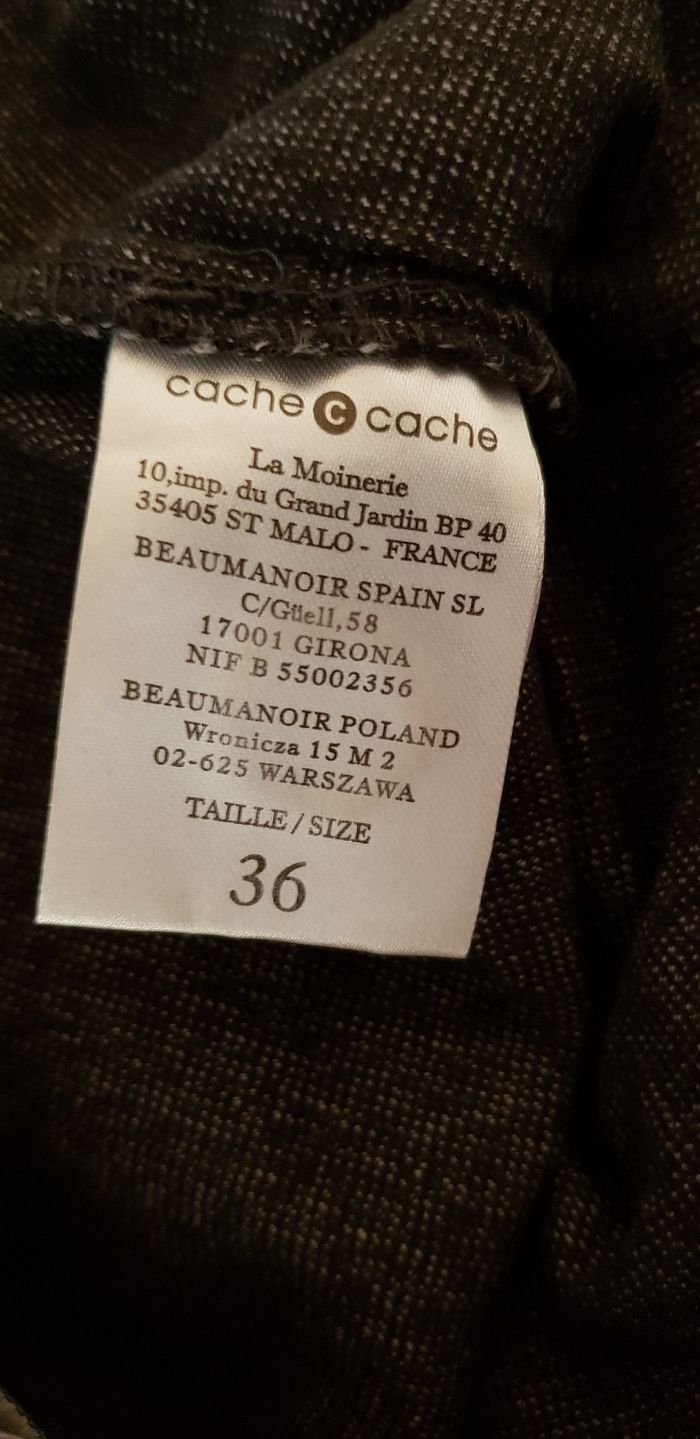 Pantalon à jambes larges taille 36 - photo numéro 7