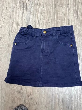 Jupe en jean marine Tissaia taille 7 ans