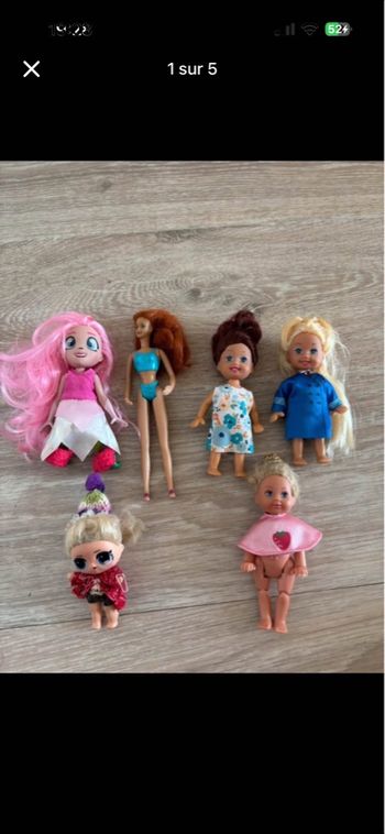 Lot mini barbies