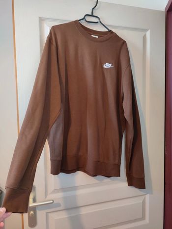 Sweat Nike marron chocolat taille M long