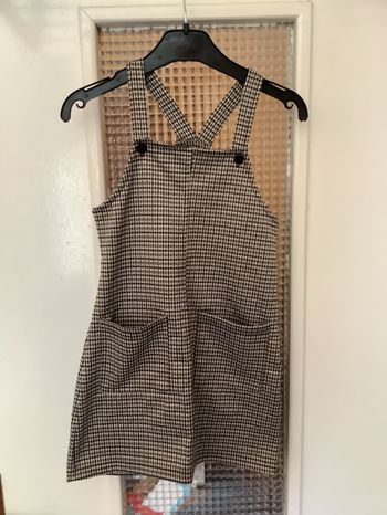 Salopette jupe à carreaux taille 6 ans