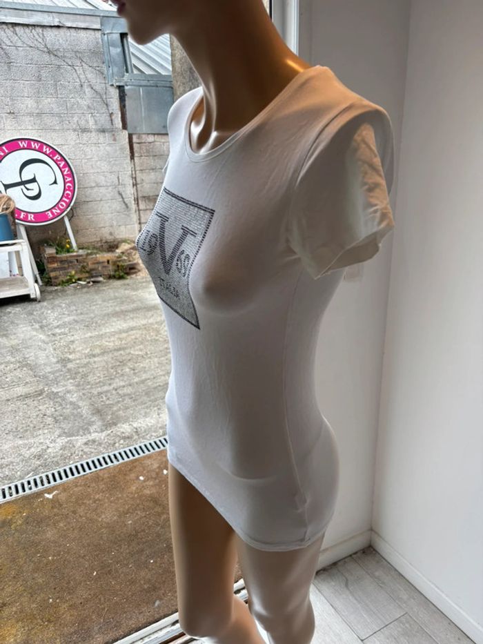 TEE shirt à strass Versace 19v69 - photo numéro 5