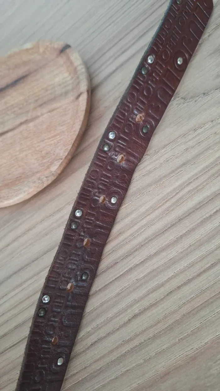 Ceinture Liu Jo en cuir véritable - Marron - Intemporelle et ultra tendance - Très bon état - photo numéro 5