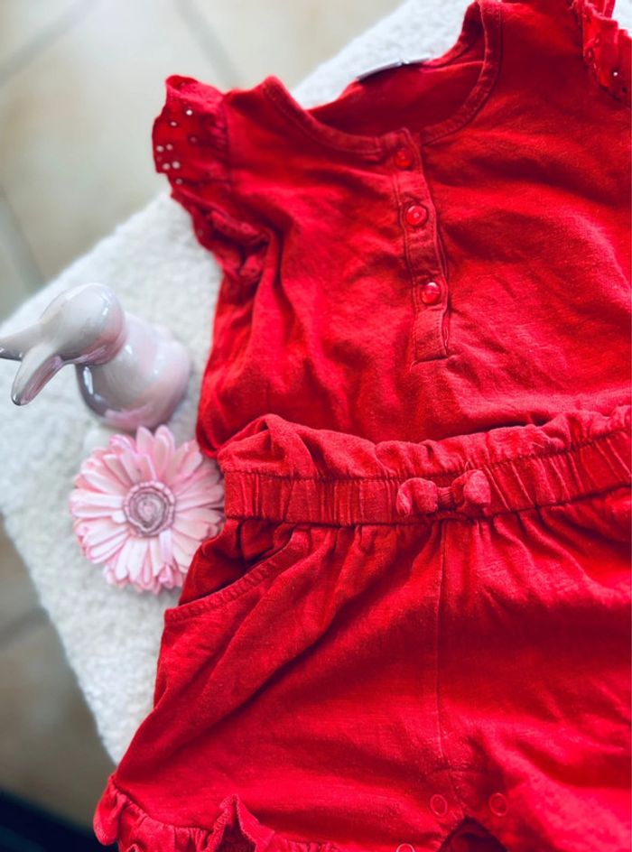 Lot Combishort et blouse - photo numéro 2
