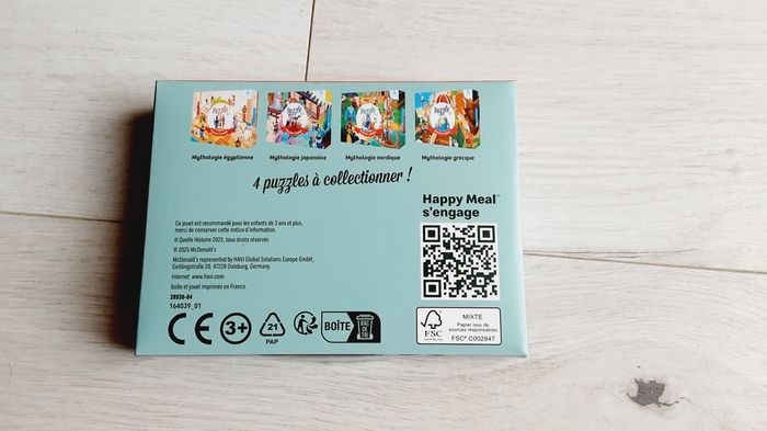 Jeu jouet puzzle Happy Meal Mac Donald’s Mythologie nordique Neuf - photo numéro 2