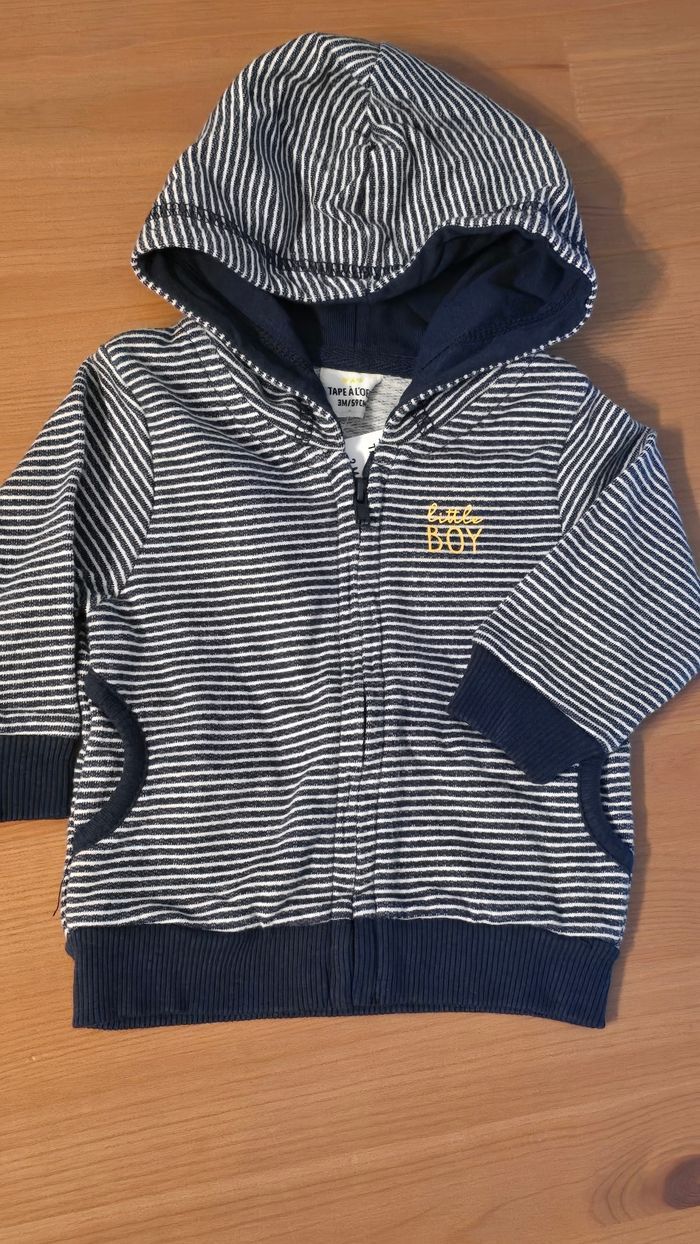💙💙🥰😍 superbe lot sweats molleton 3 mois garçon😍🥰 💙💙💙 - photo numéro 8
