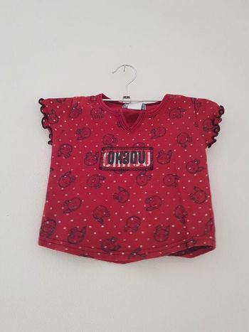 Tee shirt fille 86 cm