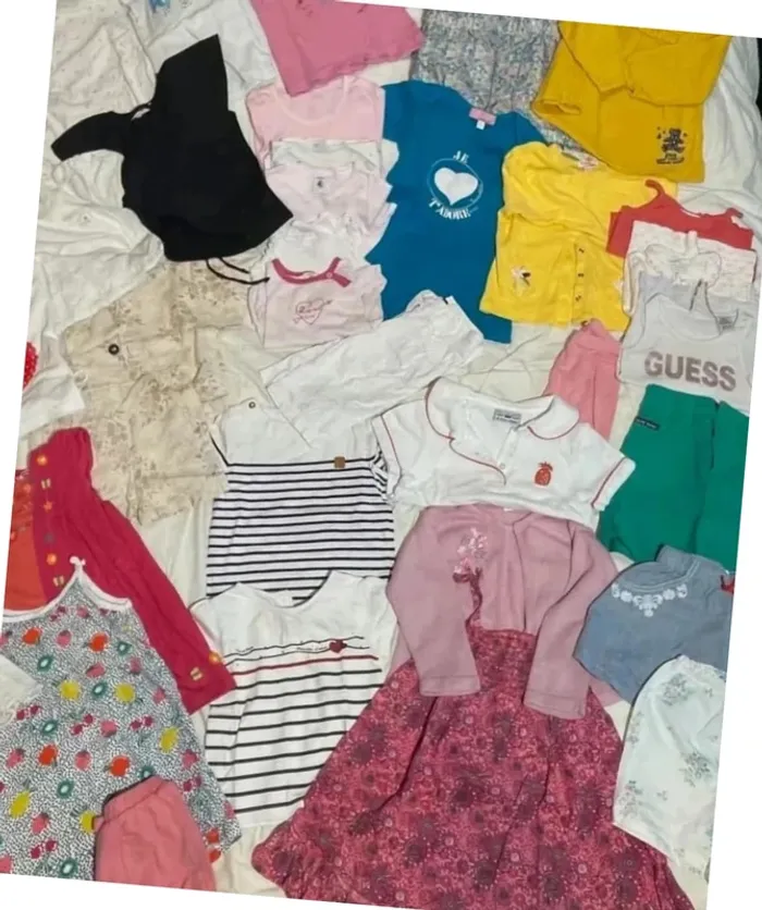 lot de vêtements bébé fille été 24 mois