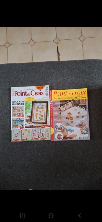 Magazines sur le point de croix 👻