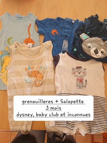Grenouillère et Salopette légères
