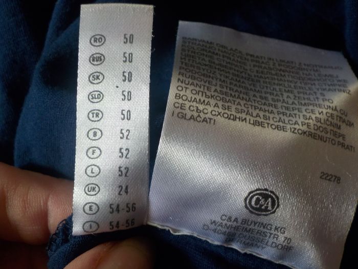 DEBARDEUR CLOCKHOUSE BLEU MARINE TAILLE 50 - photo numéro 4