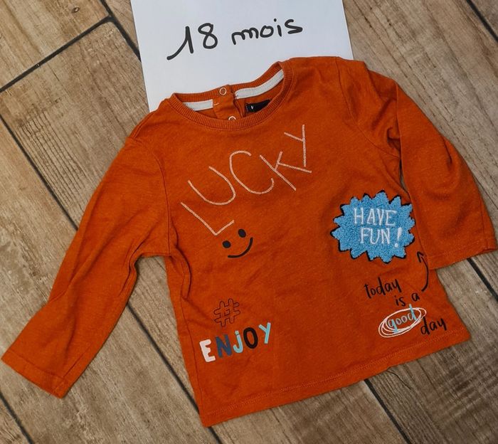 Tee-shirt manches longues garçon