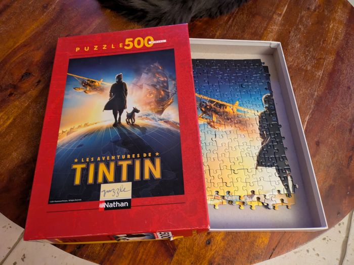 Magnifique puzzle Tintin Nathan 500 pièces - photo numéro 3