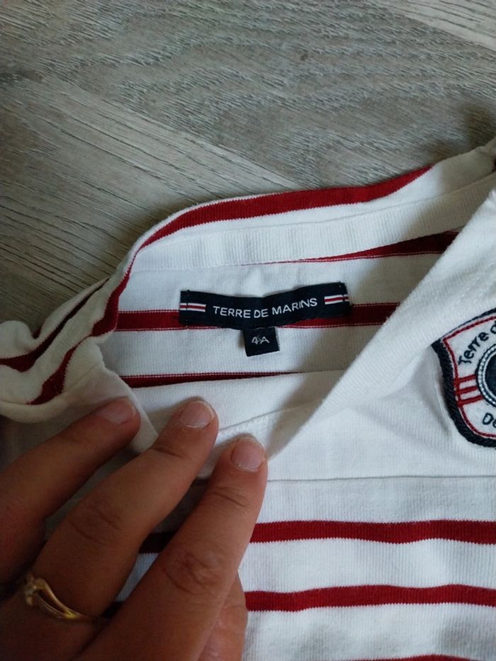 Tee-shirt garçon 3 ans terre de marin - photo numéro 4