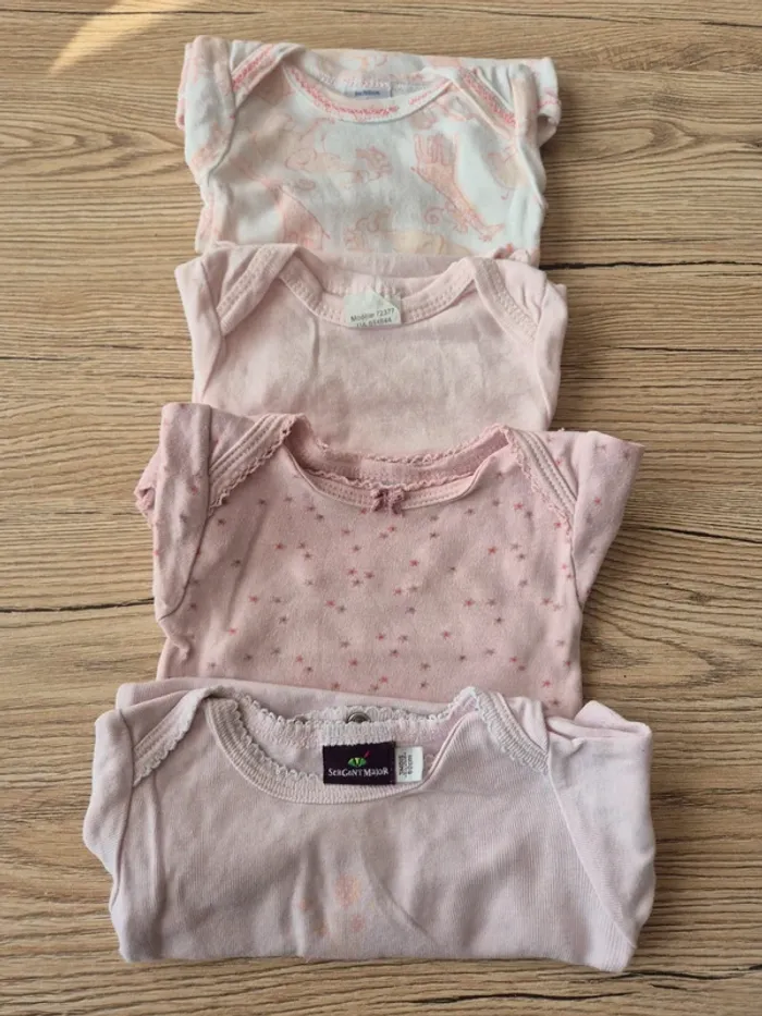 Lot de 4 bodys