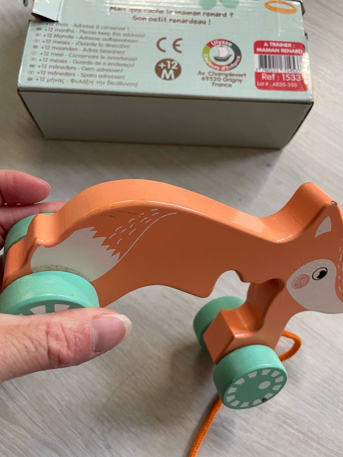 Jouet en bois à tirer - photo numéro 4