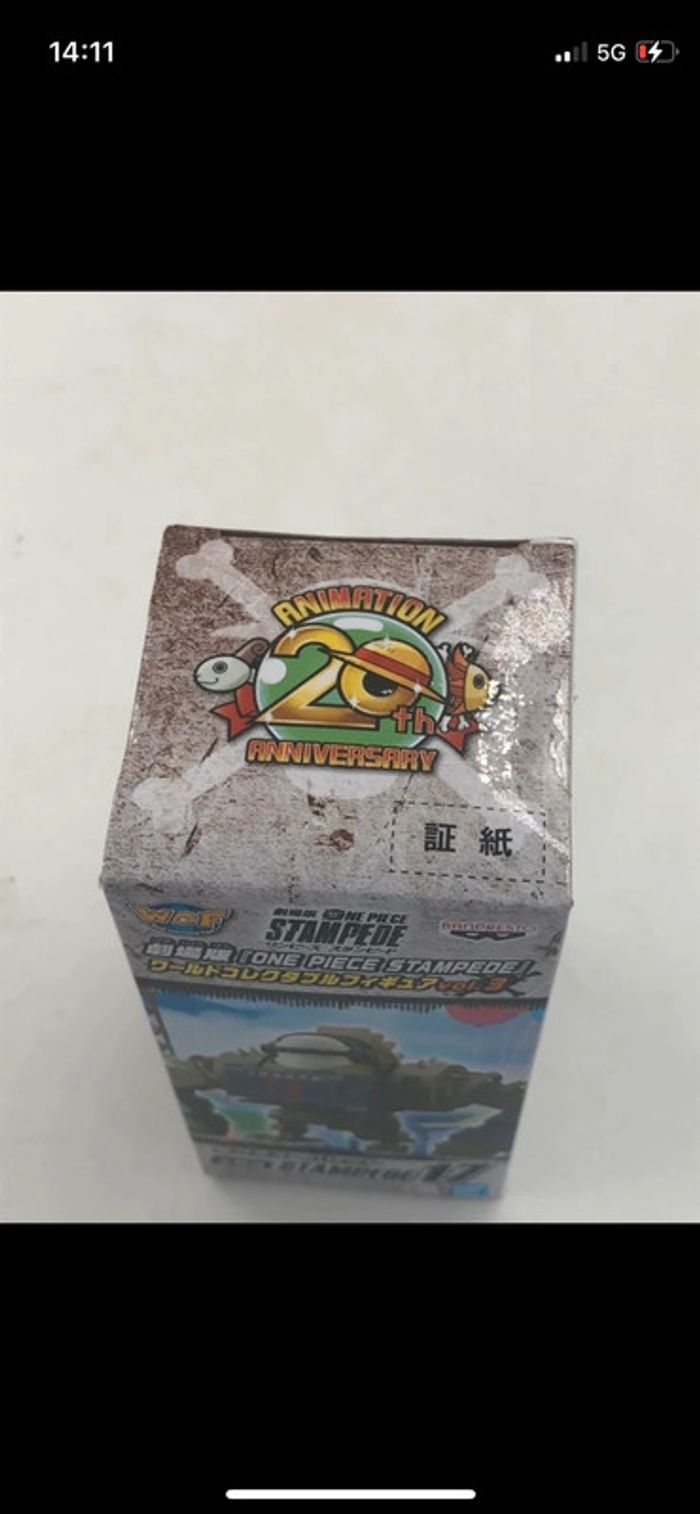 Figurine WCF One Piece Douglas Bullet Bandai Banpresto Stamped N•17 neuf - photo numéro 5