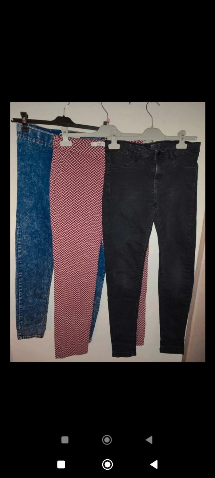 Lot 3 pantalons taille 40