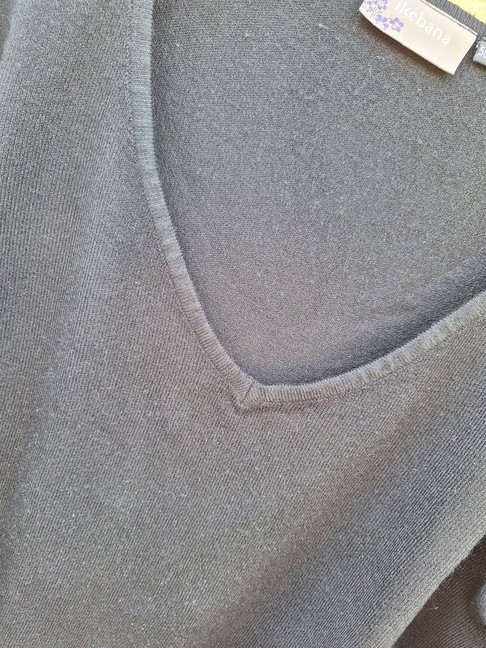 👚 Pull col V Ikebana Taille 50/52 - photo numéro 4