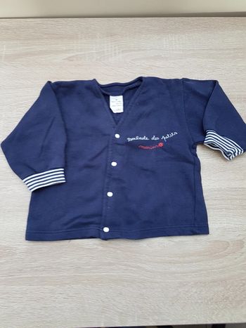 Gilet bleu marine  18 mois