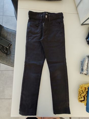Pantalon jean slim noir garçon 10 ans