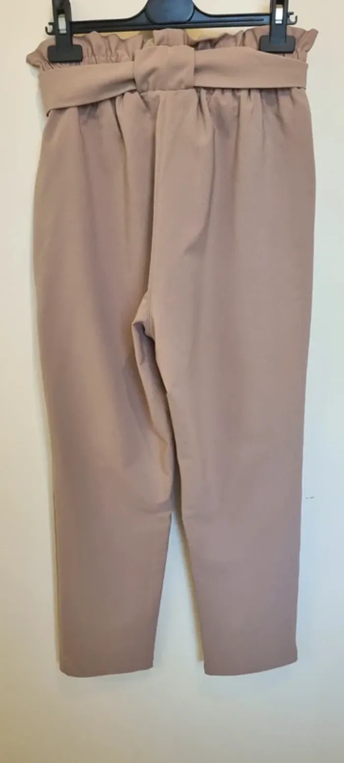 Pantalon marron clair Grace Karin - photo numéro 3