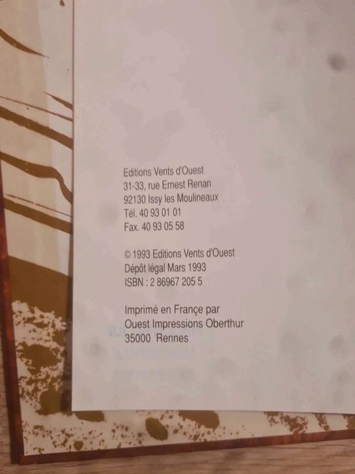 Lot bd édition vent d'ouest - photo numéro 7