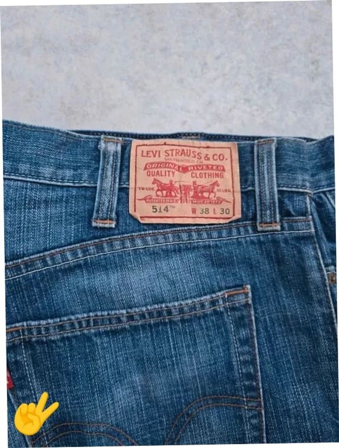 Short Levi's 514 W38 FR48 Bleu Homme Men #SHO012B - photo numéro 2