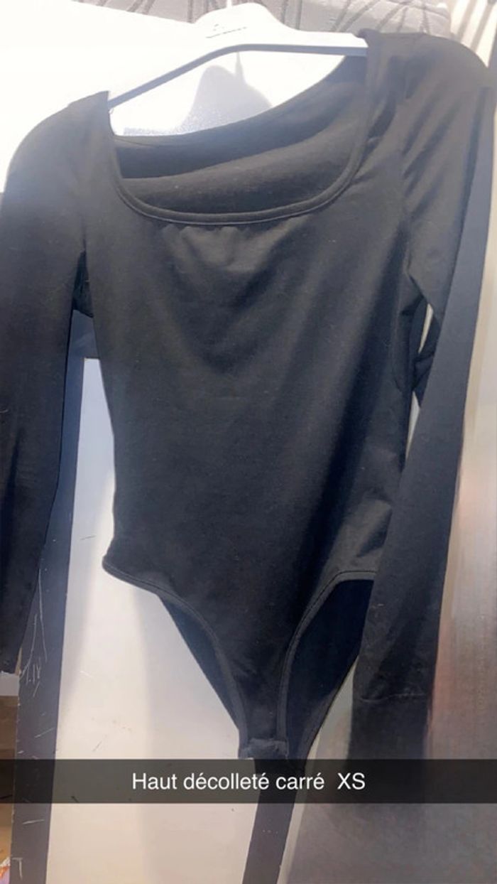 Body décolleté carré Shein XS